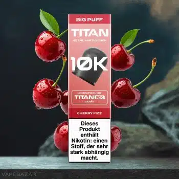 Titan 10k Kartuschen – Cherry Fizz (4er Pack) kaufen