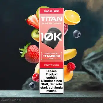 Titan 10k Kartuschen – Fruit Punch (4er Pack) kaufen
