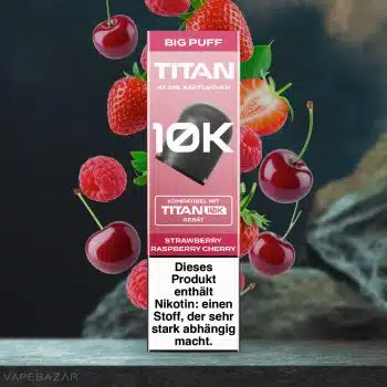 Titan 10k Kartuschen – Strawberry Raspberry Cherry (4er Pack) kaufen