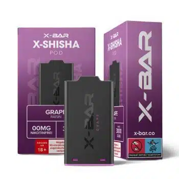 X-Bar – X-Shisha – Pod – Grape (0mg/ml – Nikotinfrei) kaufen