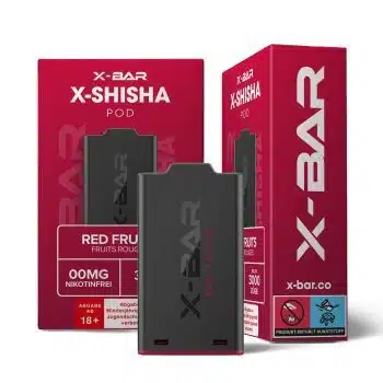 X-Bar – X-Shisha – Pod – Red Fruits (0mg/ml – Nikotinfrei) kaufen